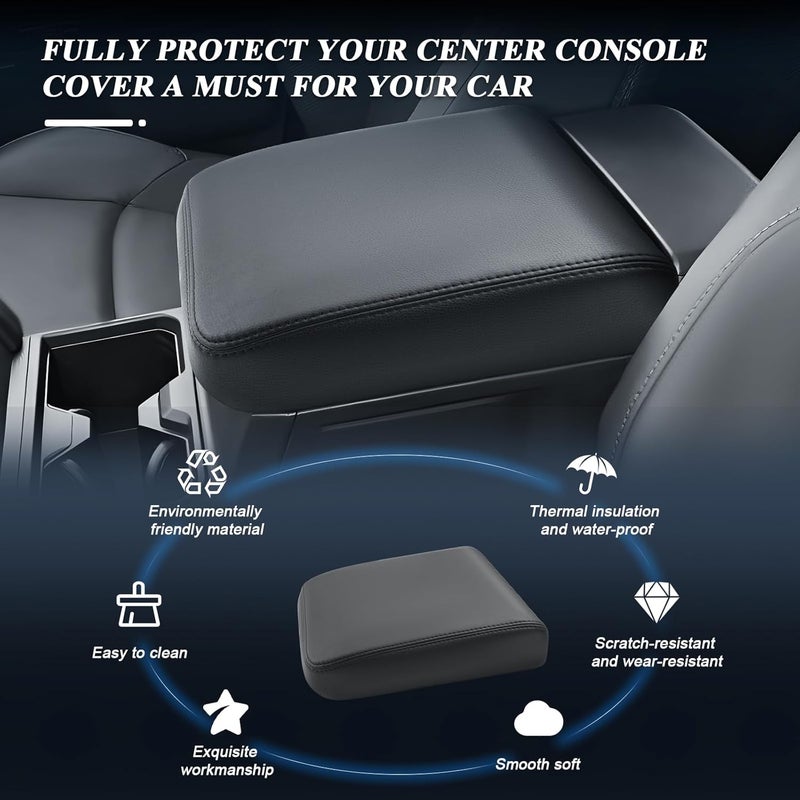 BIBIBO for 2025 2026 Toyota 4Runner Center Console Armrest Cover 2025 2026 Toyota 4Runner Arm Rest Cover 2025 Toyota 4Runner Accessories 2025 4Runner Armrest (Thin) - Image 2